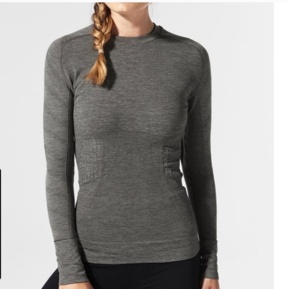 BLANQI Dark Grey Sport Support Long Sleeve Top Size XL